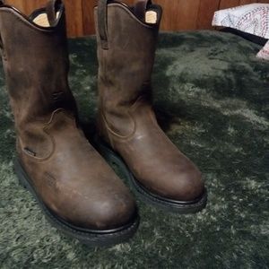 Carolina steel toe boots size 8